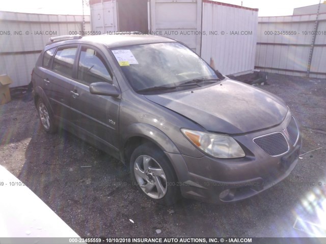 5Y2SL63845Z461015 - 2005 PONTIAC VIBE GRAY photo 1