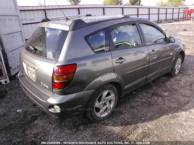 5Y2SL63845Z461015 - 2005 PONTIAC VIBE GRAY photo 4