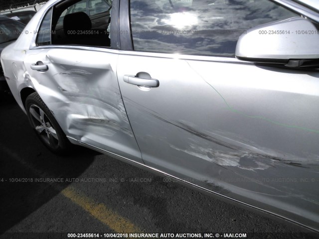 1G1ZC5E17BF143663 - 2011 CHEVROLET MALIBU 1LT SILVER photo 6