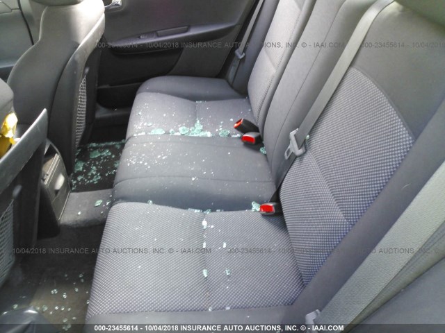 1G1ZC5E17BF143663 - 2011 CHEVROLET MALIBU 1LT SILVER photo 8