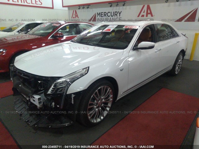 1G6KG5RS0JU129715 - 2018 CADILLAC CT6 PREMIUM LUXURY WHITE photo 2