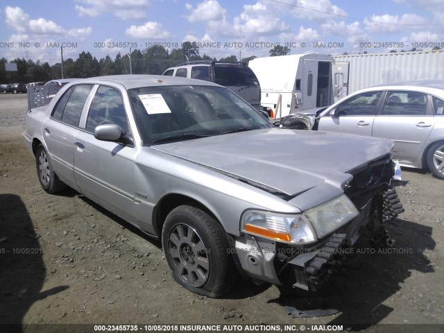 2MEHM75W95X659568 - 2005 MERCURY GRAND MARQUIS LS SILVER photo 1