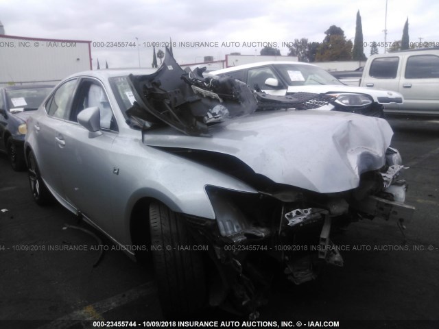 JTHBF1D22E5026598 - 2014 LEXUS IS 250 SILVER photo 1