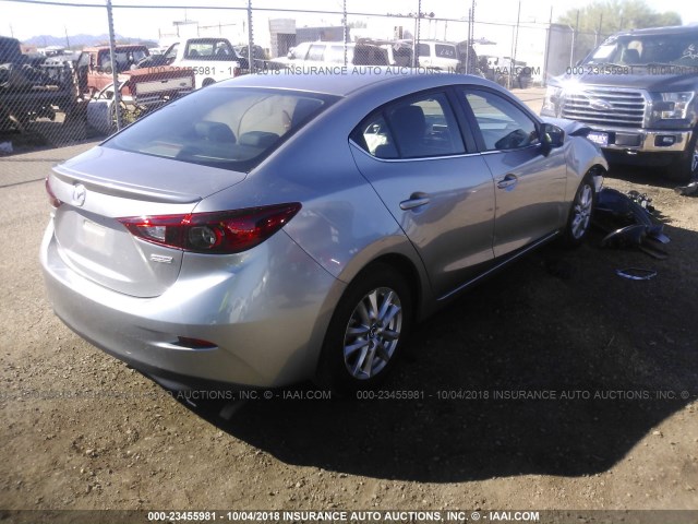 3MZBM1V71EM100683 - 2014 MAZDA 3 TOURING GRAY photo 4