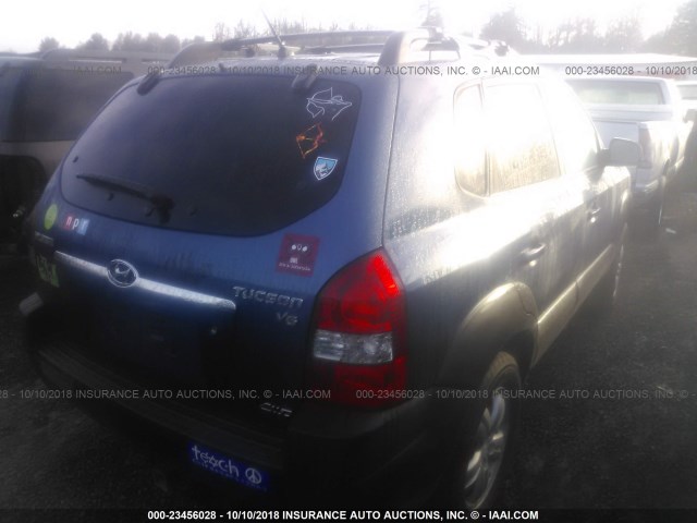 KM8JN72D56U409493 - 2006 HYUNDAI TUCSON GLS/LIMITED 蓝色 照片 4