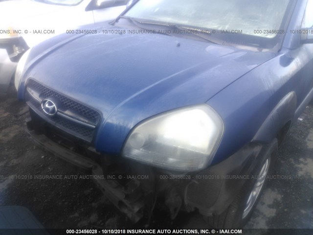 KM8JN72D56U409493 - 2006 HYUNDAI TUCSON GLS/LIMITED 蓝色 照片 6
