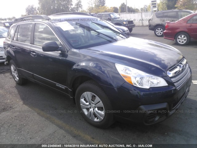 4S4BRBAC6D1233248 - 2013 SUBARU OUTBACK 2.5I Dark Blue photo 1