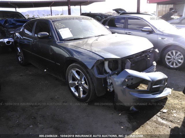 2B3LA53H77H696131 - 2007 DODGE CHARGER R/T GRAY photo 1