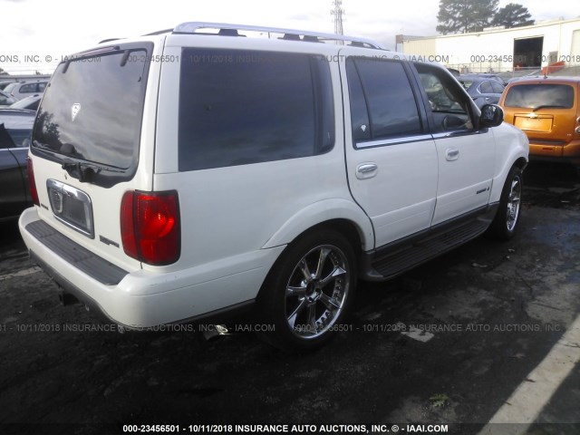 5LMFU28R31LJ24544 - 2001 LINCOLN NAVIGATOR Ақ фото 4