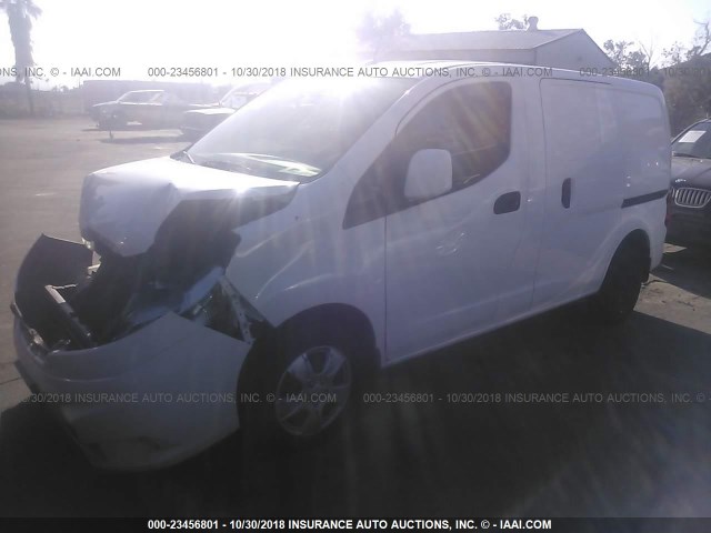 3N6CM0KN8FK693215 - 2015 NISSAN NV200 2.5S/2.5SV WHITE photo 2