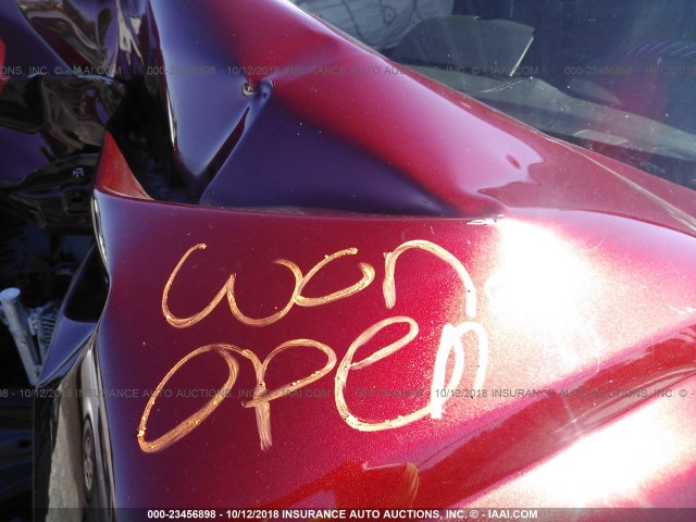 2CTALSEC1B6249867 - 2011 GMC TERRAIN SLE RED photo 10