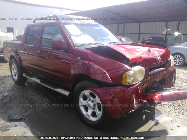 1N6ED27T94C454609 - 2004 NISSAN FRONTIER CREW CAB XE V6 MAROON photo 1