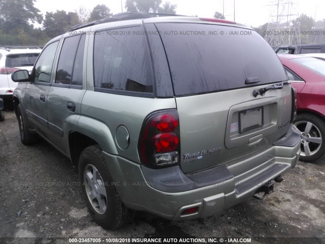 1GNDT13S542419524 - 2004 CHEVROLET TRAILBLAZER LS/LT TAN photo 3