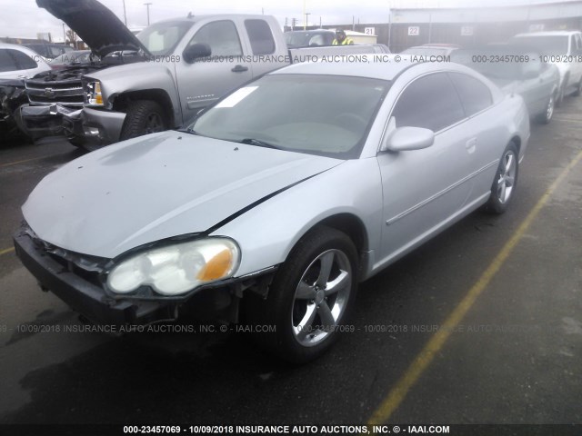 4C3AG42G73E136721 - 2003 CHRYSLER SEBRING LX SILVER photo 2