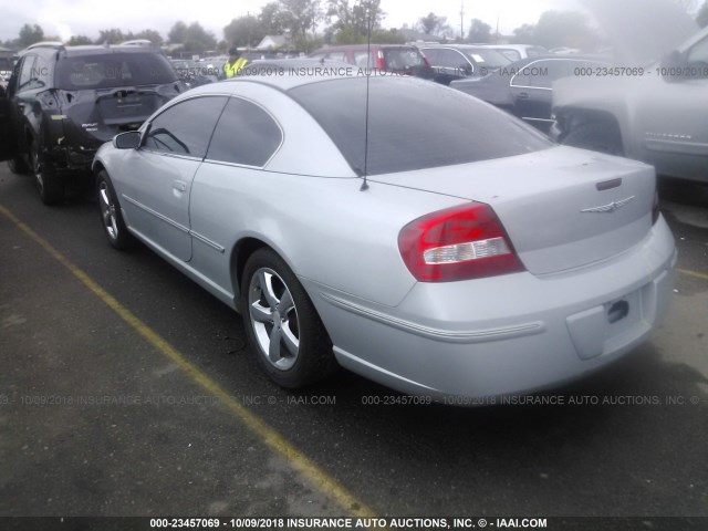 4C3AG42G73E136721 - 2003 CHRYSLER SEBRING LX SILVER photo 3