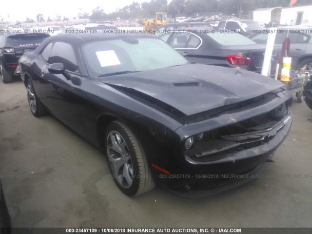 2C3CDZAGXGH338744 - 2016 DODGE CHALLENGER SXT BLACK photo 1