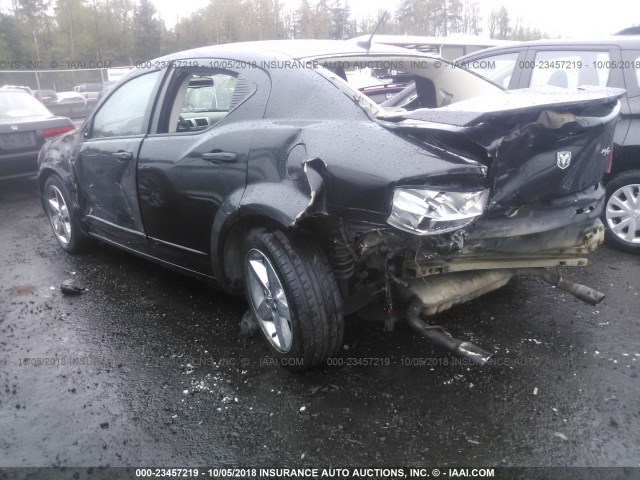 1B3LC76M48N685532 - 2008 DODGE AVENGER R/T BLACK photo 3