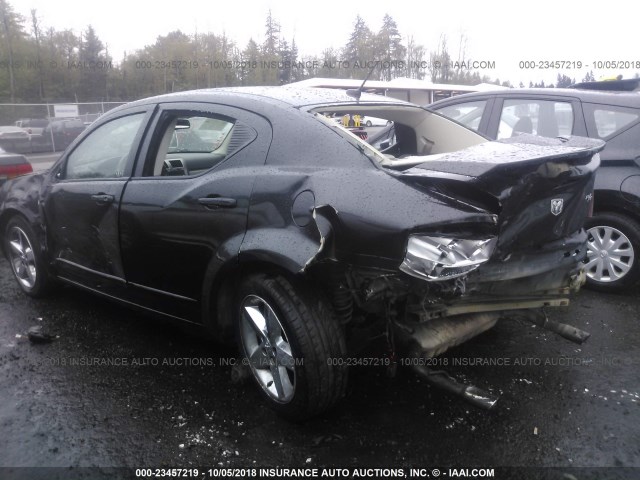 1B3LC76M48N685532 - 2008 DODGE AVENGER R/T BLACK photo 6