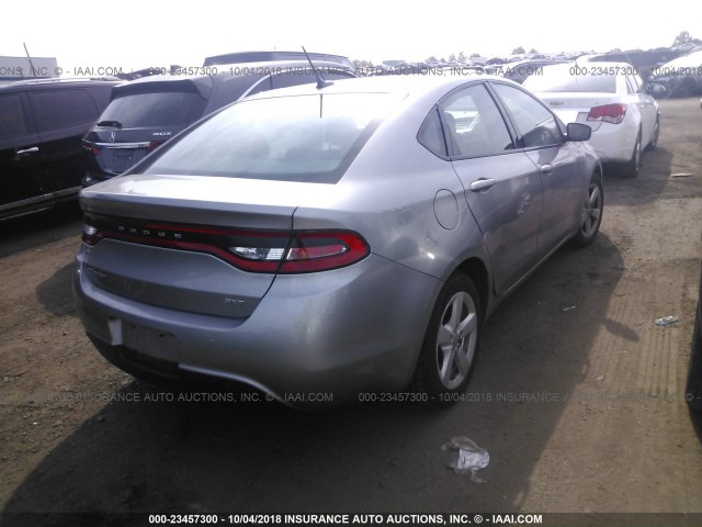 1C3CDFBB8FD301110 - 2015 DODGE DART SXT SILVER photo 4