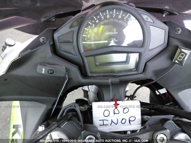 JKAEXEE13EDA16545 - 2014 KAWASAKI EX650 E GREEN photo 7