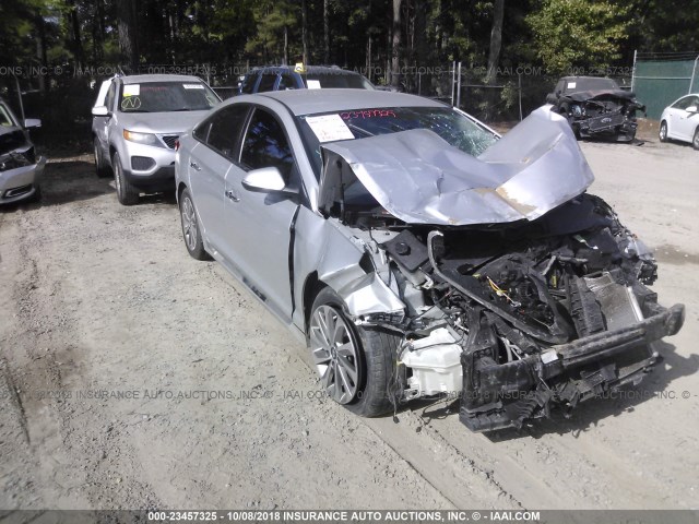 5NPE34AF9FH056439 - 2015 HYUNDAI SONATA SPORT/LIMITED SILVER photo 1