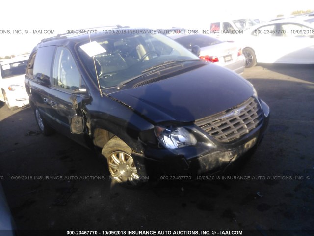 1C8GP45R45B379975 - 2005 CHRYSLER TOWN & COUNTRY  BLACK photo 1