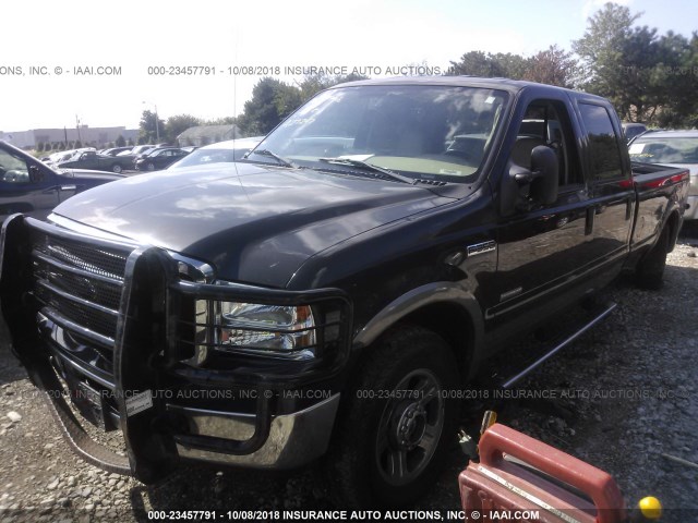 1FTWW31P97EA27247 - 2007 FORD F350 SRW SUPER DUTY GRAY photo 2