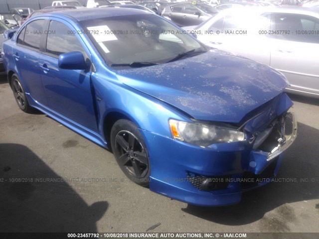 JA3AU26U49U006886 - 2009 MITSUBISHI LANCER ES/ES SPORT BLUE photo 1