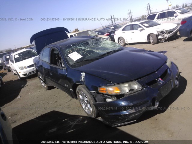 1G2HY54K434123662 - 2003 PONTIAC BONNEVILLE SLE BLUE photo 1