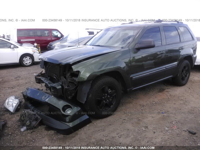 1J8GR48K87C644882 - 2007 JEEP GRAND CHEROKEE LAREDO/COLUMBIA/FREEDOM 绿色 照片 2