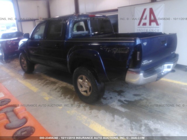 5TELU42N67Z381669 - 2007 TOYOTA TACOMA DOUBLE CAB 蓝色 照片 3