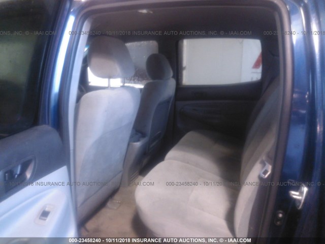 5TELU42N67Z381669 - 2007 TOYOTA TACOMA DOUBLE CAB 蓝色 照片 8