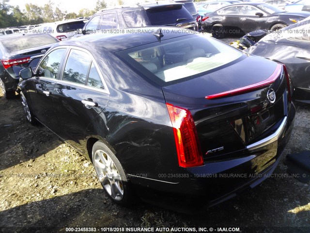 1G6AB5RA5D0122188 - 2013 CADILLAC ATS LUXURY BLACK photo 3