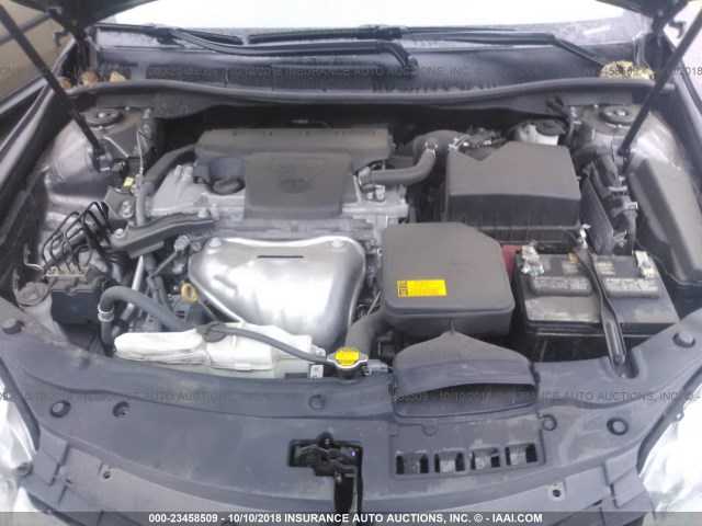4T1BF1FK2FU022455 - 2015 TOYOTA CAMRY LE/XLE/SE/XSE GRAY photo 10