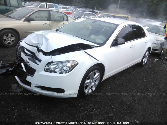 1G1ZB5EB0AF241458 - 2010 CHEVROLET MALIBU LS 白色 照片 2