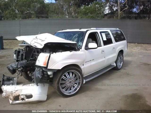 3GYFK66N24G342068 - 2004 CADILLAC ESCALADE ESV Champagne photo 2