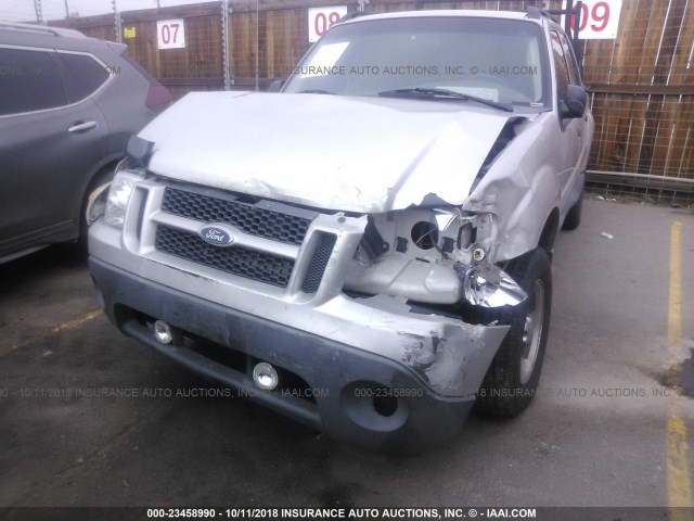 1FMZU77K54UB59604 - 2004 FORD EXPLORER SPORT TR  SILVER photo 6