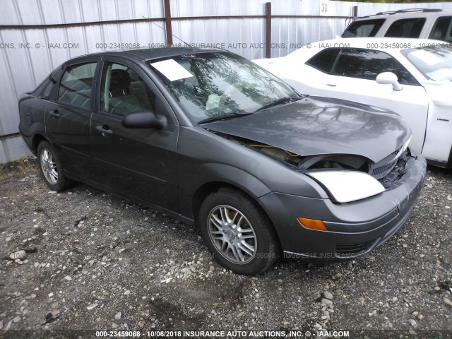 1FAFP34N66W208182 - 2006 FORD FOCUS ZX4 GRAY photo 1