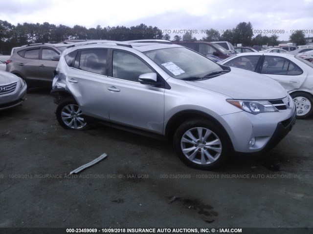 2T3YFREV5DW045009 - 2013 TOYOTA RAV4 LIMITED SILVER photo 1