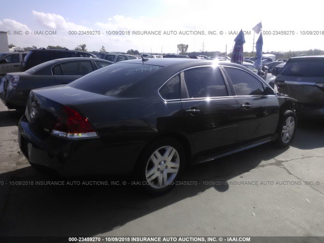 2G1WB5E37E1172003 - 2014 CHEVROLET IMPALA LIMITED LT GRAY photo 4