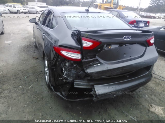 3FA6P0G77GR298667 - 2016 FORD FUSION S GRAY photo 6