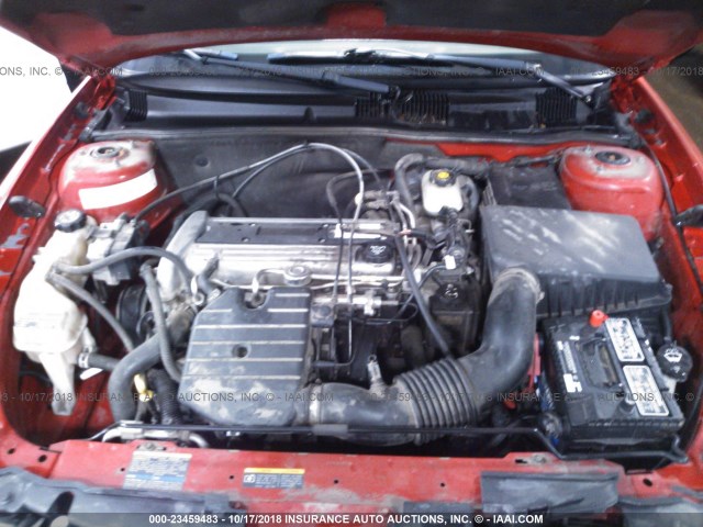 1G3NL12F43C147798 - 2003 OLDSMOBILE ALERO GL RED photo 10