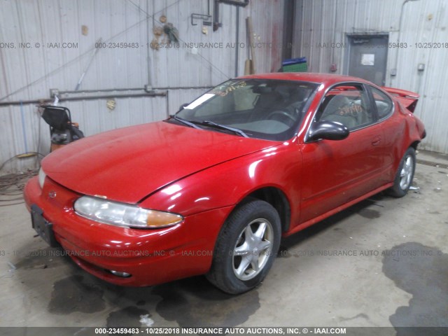 1G3NL12F43C147798 - 2003 OLDSMOBILE ALERO GL RED photo 2