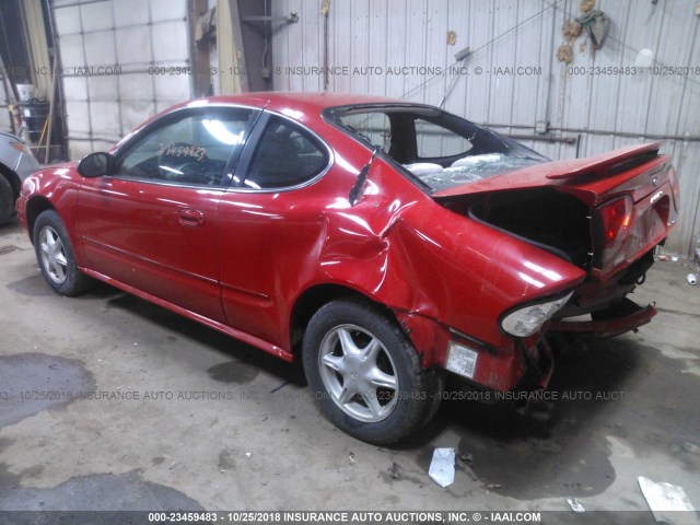 1G3NL12F43C147798 - 2003 OLDSMOBILE ALERO GL RED photo 3