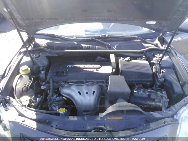 4T1BE46K87U617994 - 2007 TOYOTA CAMRY NEW GENERAT CE/LE/XLE/SE GRAY photo 10