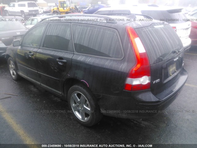 YV1MJ682662209824 - 2006 VOLVO V50 T5 BLACK photo 3