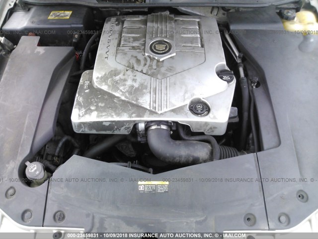 1G6DW677960215894 - 2006 CADILLAC STS SILVER photo 10