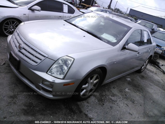 1G6DW677960215894 - 2006 CADILLAC STS SILVER photo 2