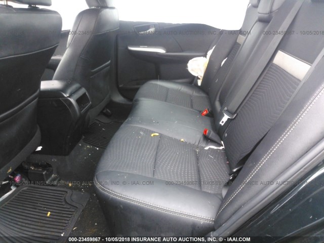4T1BF1FK9CU019466 - 2012 TOYOTA CAMRY SE/LE/XLE BLACK photo 8