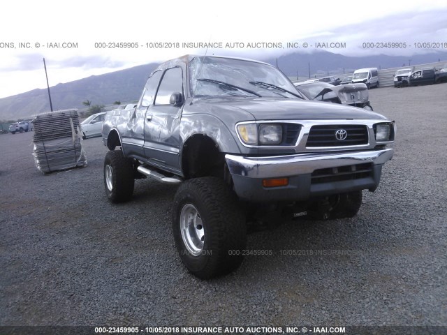 4TAWN72N7TZ165942 - 1996 TOYOTA TACOMA XTRACAB GRAY photo 1